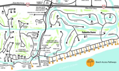 Hilton Head Beach Access Map